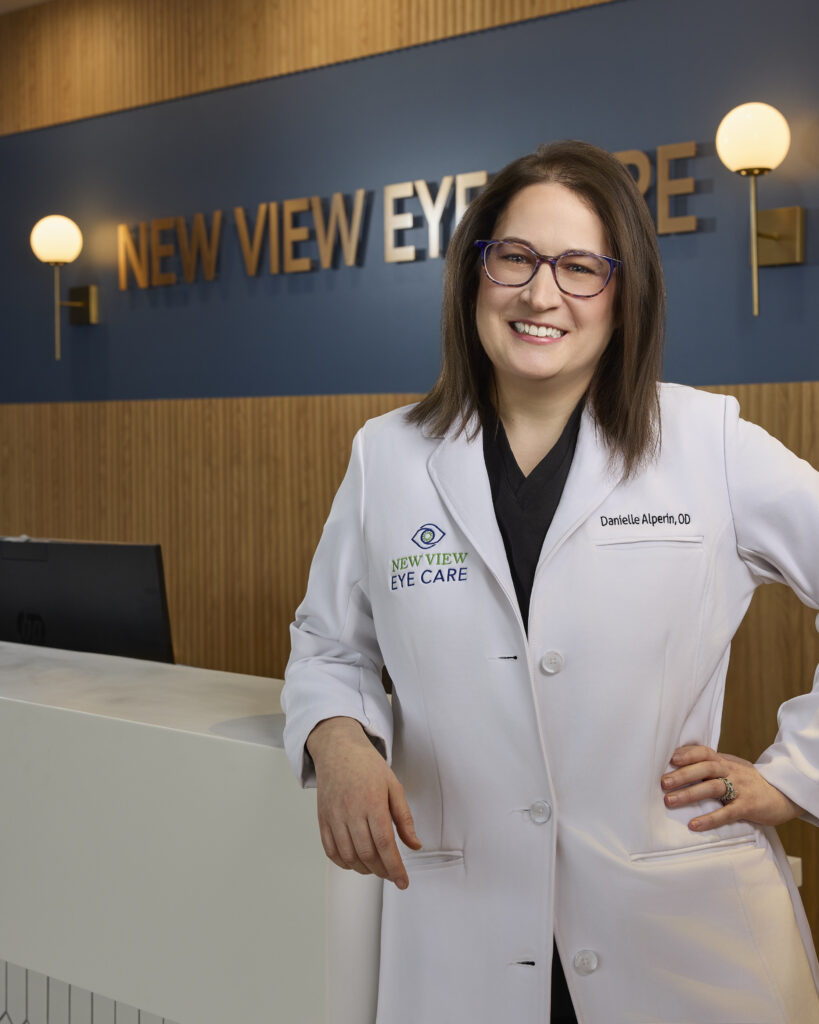 Dr. Alperin OD, owner New View Eye Care - optometrist